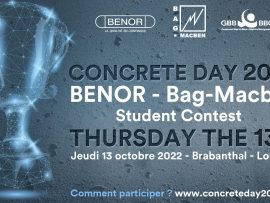 CONCRETE DAY 2022 : BENOR – BAG-MacBen Student Contest