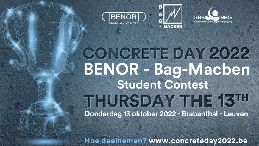 CONCRETE DAY 2022 : BENOR – BAG-MacBen Student Contest