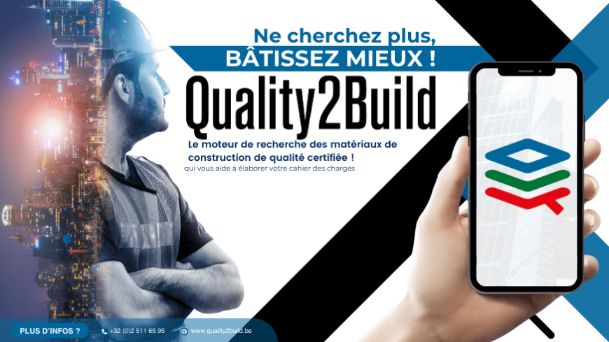 Quality2build, le moteur de recherche des matériaux de construction certifiés